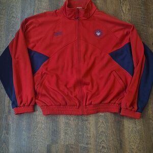 Vintage USA Soccer Federation Men's Jacket Size XL